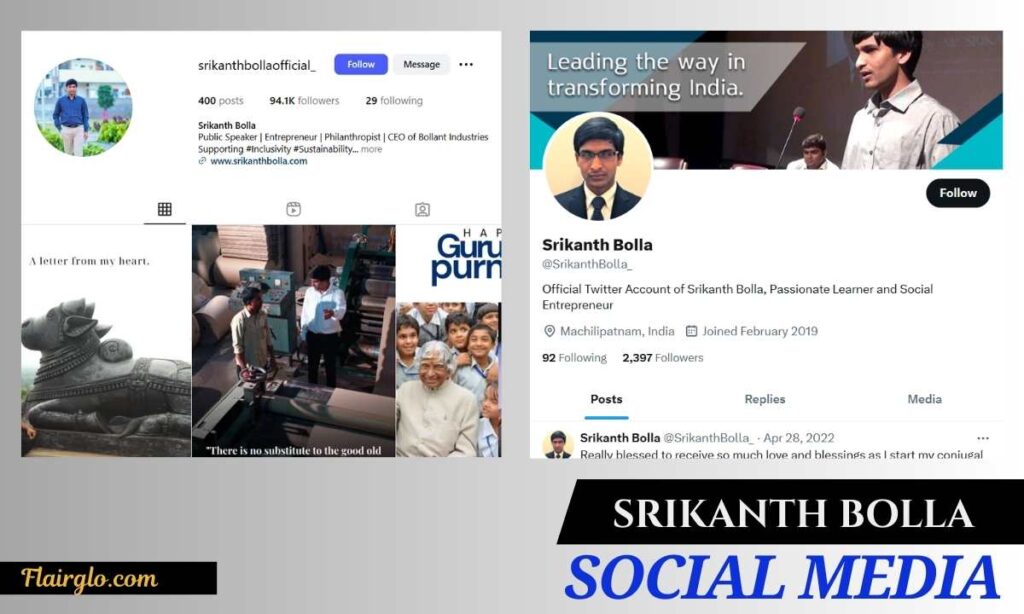 Srikanth Bolla Social Media