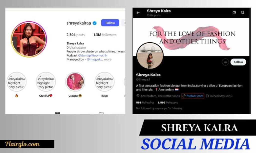 Shreya Kalra Social Media Handles